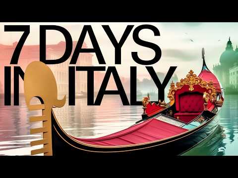 Ultimate 7-Day Italy Itinerary: Rome, Florence & Venice Guide!