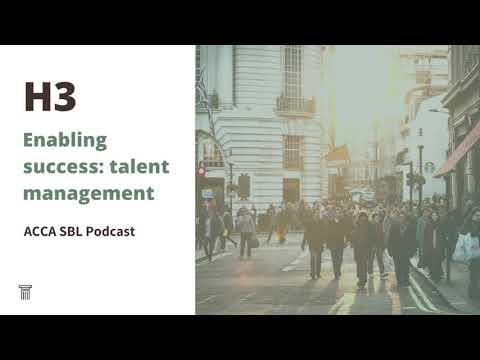 Enabling success: talent management ACCA SBL exam