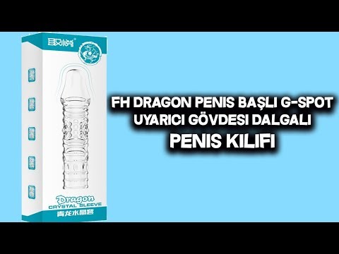 FH Dragon Penis Başlı G-Spot Uyarıcı Gövdesi Dalgalı Penis Kılıfı