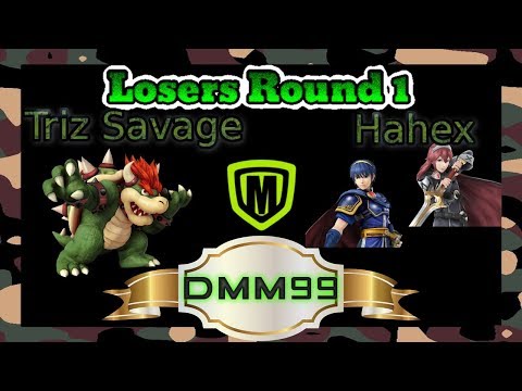 DMM99 Triz Savage (Bowser) Vs Hahex (Marth/Lucina) LR1