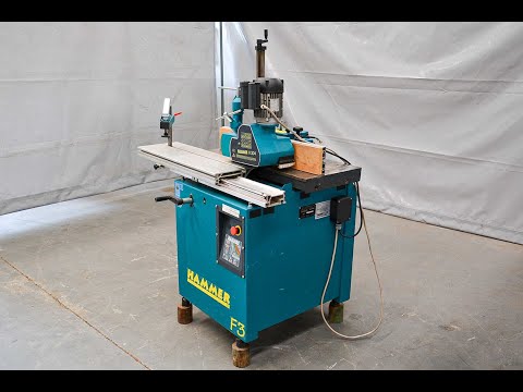 Hammer F3 Spindle + Sliding Table + Feeder Preview | GFP Wood Work Machines