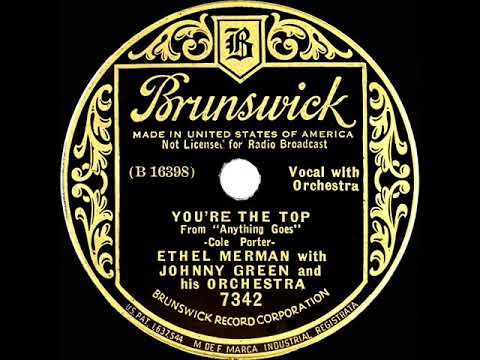1934 HITS ARCHIVE: You're The Top - Ethel Merman
