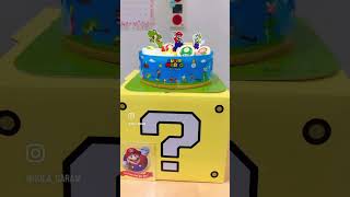 Pastel de helado de Super Mario #japon #supermario #mariobros #cake #pastel #baskinrobins