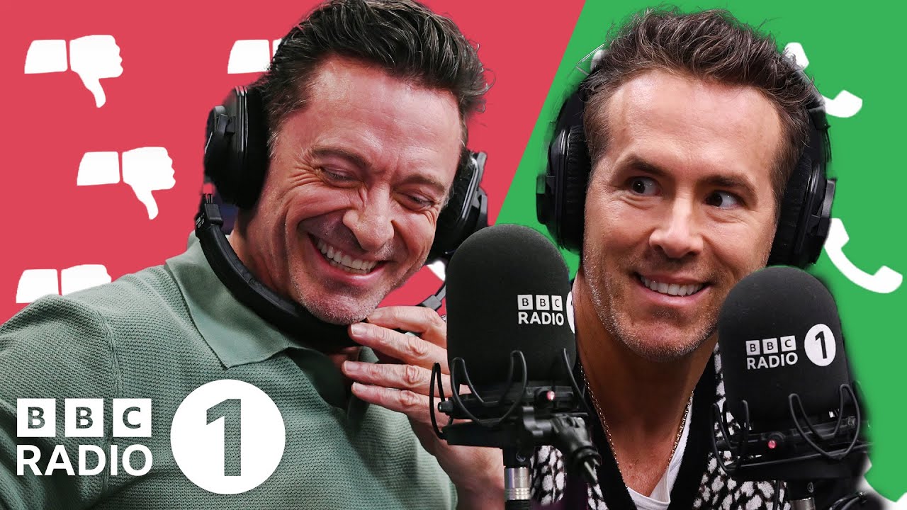 "Damn you Reynolds!!" Hugh Jackman and Ryan Reynolds play Unpopular Opinion