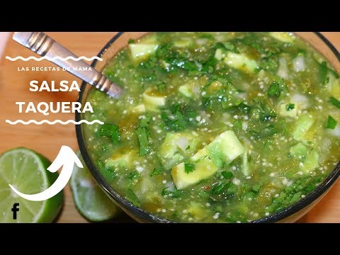 SALSA TAQUERA DE TOMATE CON AGUACATE / LAS RECETAS DE MAMA