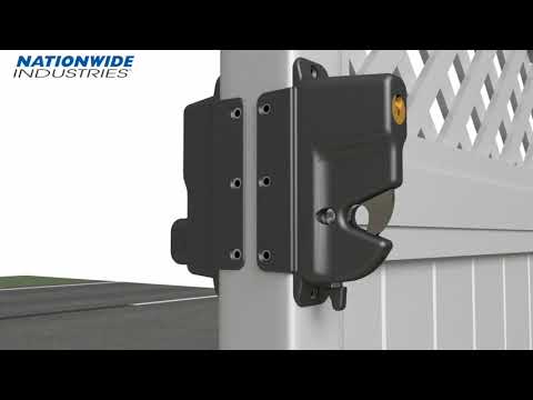 Nationwide Industries Keystone Two-Sided Lockable Latch Installation Video