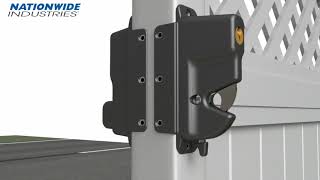Nationwide Industries Keystone Two-Sided Lockable Latch Installation Video