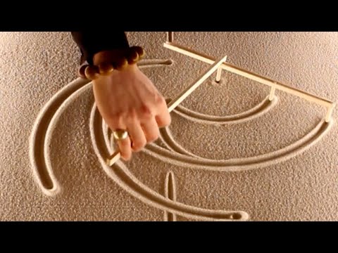 2 MINUTE MEDITATION - RELAXING ZEN ART - ASMR SAND ART - GEOMETRY