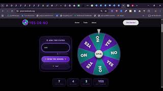 Yes Or NO Wheel   Smart & Free Online decision maker