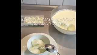 Fırında taş gibi yoğurt mayalama - Buzlukta mayalık yoğurt nasil saklanir