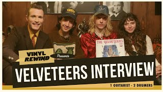 A 3 piece band with 2 drummers?! The Velveteers | Vinyl Rewind Podcast