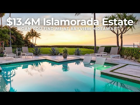 PRICE REDUCTION $12.9M | Tour Gorgeous Islamorada Bayfront Estate With A Hidden Twist