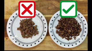 How to cook ground beef for maximum flavor | I bet you didn