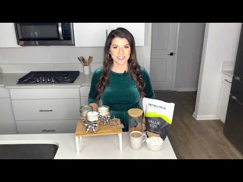 HEALTHY HOMEMADE HOT CHOCOLATE MIX IN A JAR