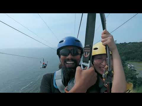 대천 Dajon Beach side Zip track in Korea