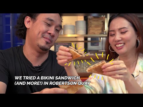 Eating our way around Robertson Quay, Singapore!