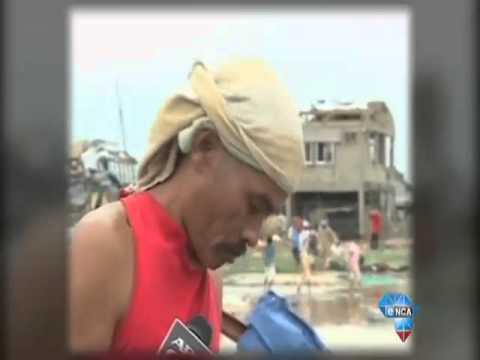 Typhoon leaves many displaced