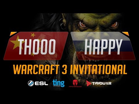 WC3 - TH000 vs. Happy - Ting Warcraft Invitational - Group B - Upper Bracket Semifinal