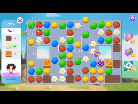 BTS Island: In the SEOM Level 221 - NO BOOSTERS GAMEPLAY 🎵 | SKILLGAMING ✔️