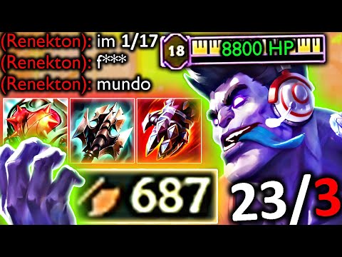 DR. MUNDO CAN DIVE ENEMY SPAWN (8800 HP, 687 AD)