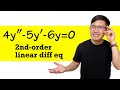 Second Order Homogeneous Linear Differential Equations With Constant Coefficients
