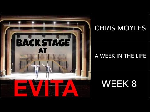 Chris Moyles Life. Week 8 - Backstage at Evita.