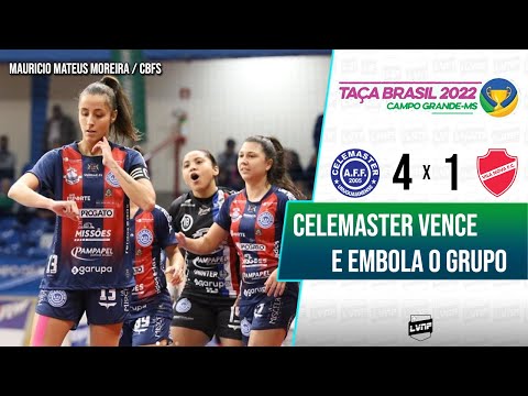 GOLS | CELEMASTER 4 x 1 VILA NOVA | TAÇA BRASIL DE FUTSAL FEMININO 2022