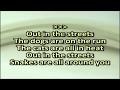 Scorpions Bad Boys Running Wild KARAOKE Lyrics