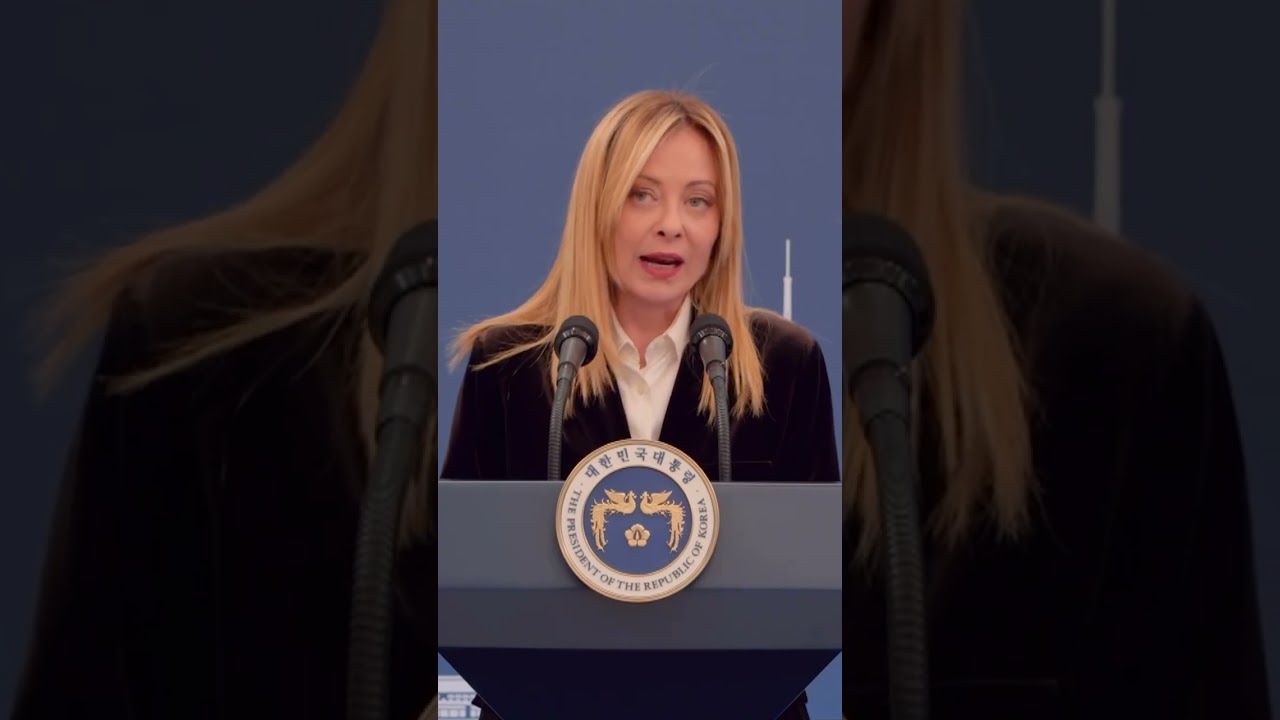 GIORGIA MELONI A SEUL: DICHIARAZIONI CONGIUNTE CON IL PRESIDENTE COREANO LEE JAE-MYUNG