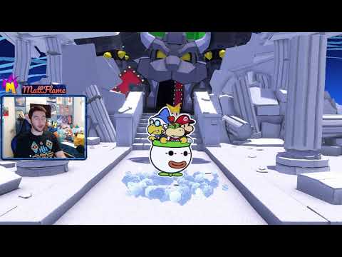 Paper Mario: The Origami King, Part 10-END: Bowser's Castle, Peach's Castle, Olly Battle (VOD)