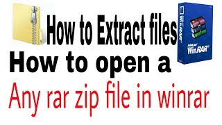 Windows 7,8,10 Tutorial: How to Extract Zip Files