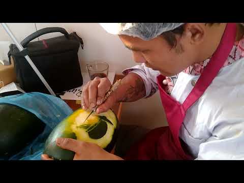 watermelon carving by bimal magar #chef1988 #biryaniadda