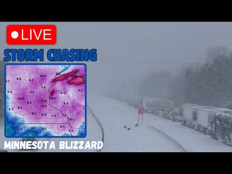 MINNESOTA/WISCONSIN BLIZZARD: LIVE STORM CHASER