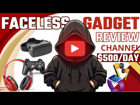 Create A Faceless Gadget Review Channel with AI | Make Money with AI (Step by Step Tutorial)