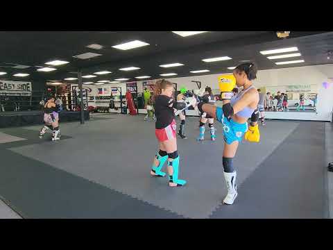 Training at East Side Muay Thai 3-4-23