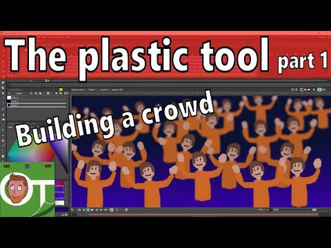 Using the plastic tool (part 1) - OpenToonz Tutorial