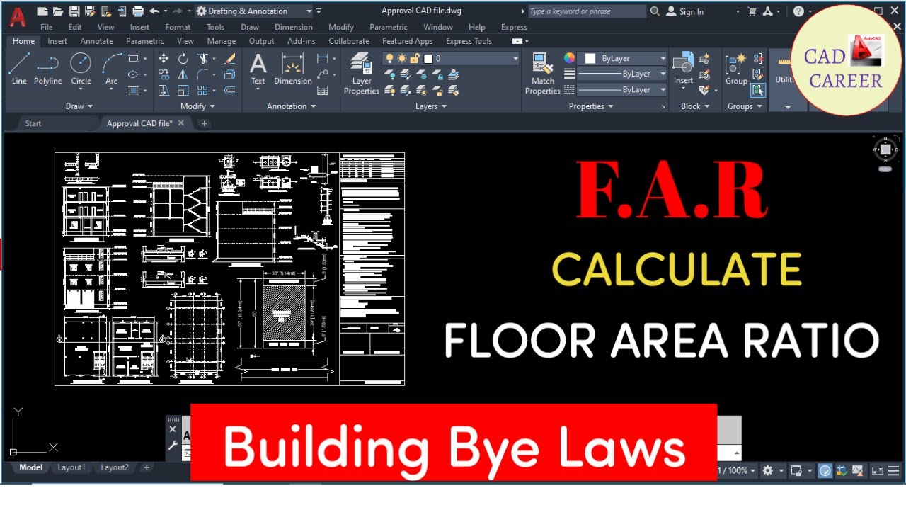 Floor Area Ratio (F.A.R) Calculation | Building Bye laws | FAR Kya hota hai ?