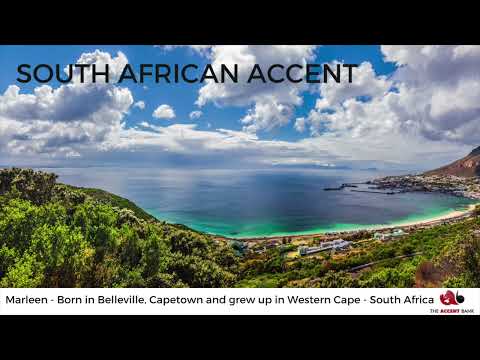 Cape Town accent video