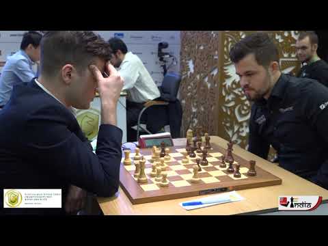 Carlsen takes 20 seconds for his first move | Matlakov vs Carlsen | World Blitz 2019