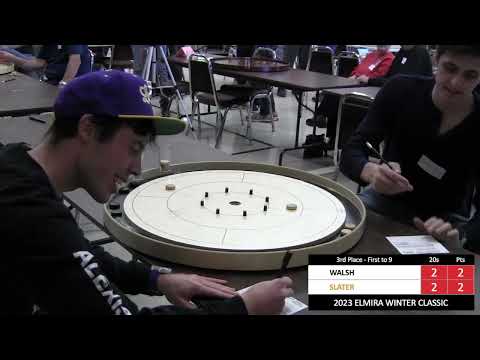 2023 Elmira Crokinole - Slater v Walsh - 3rd Place