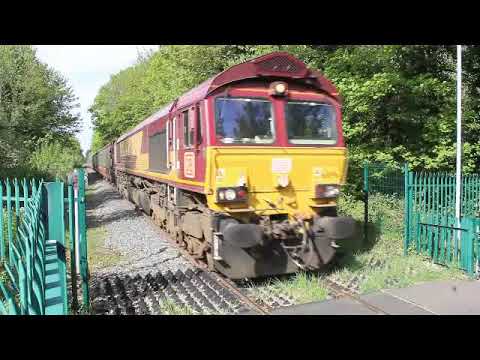 DB Cargo Class 66096 working 6G51 Arpley Sidings Donnington RFT