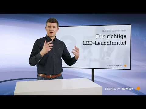 STEINEL Tutorial -  Welche LED-Leuchtmittel kann ich bei STEINEL LED-Leuchten verwenden?
