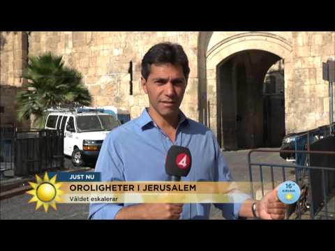 Så svarar Israel på protesterna i Jerusalem: "Kan snabbt eskalera" - Nyhetsmorgon (TV4)