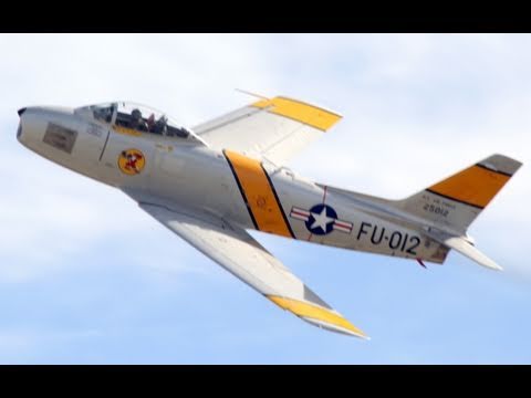 2010 Jacqueline Cochran Air Show - Steve Hinton F-86 Sabre Demo