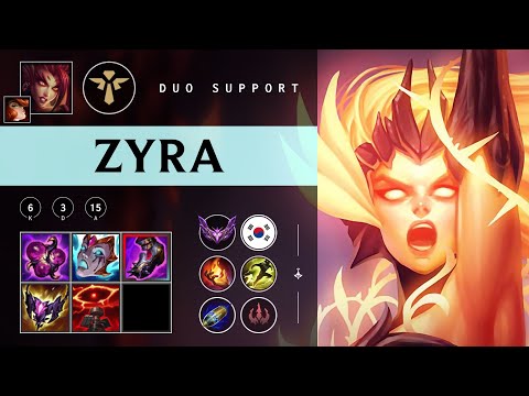 Zyra Support vs Braum - KR Master Patch 25.24
