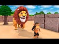 Giant Gorilla Vs Funny Monkey Vs Giant Lion Escape From Pc Maze Game Monkey Collecting Watermelons