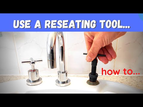Reseating tool - how to reseat a tap with a Faucet Reseater - Inspire DIY Kent Thomas