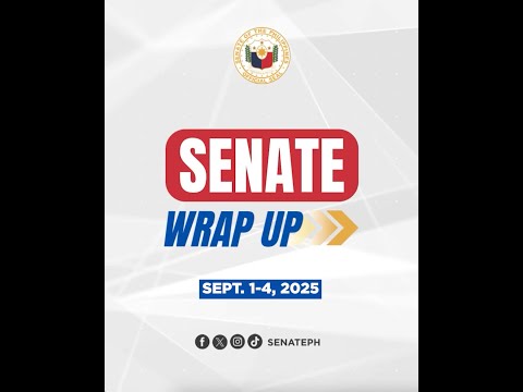 Senate Wrap-up (September 1 -4, 2025)