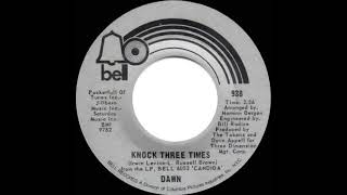 1971 HITS ARCHIVE: Knock Three Times - Dawn (featuring Tony Orlando) (a #1 record--mono 45)