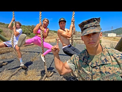 First To Finish Military Obstacle Course Wins!